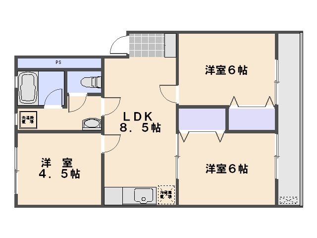 本多第2ビル 間取り図