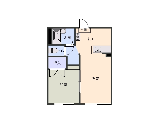 メゾンド・レーヴ（1階） 間取り