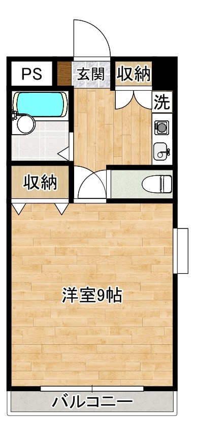 ギャラン北方 301号室 間取り