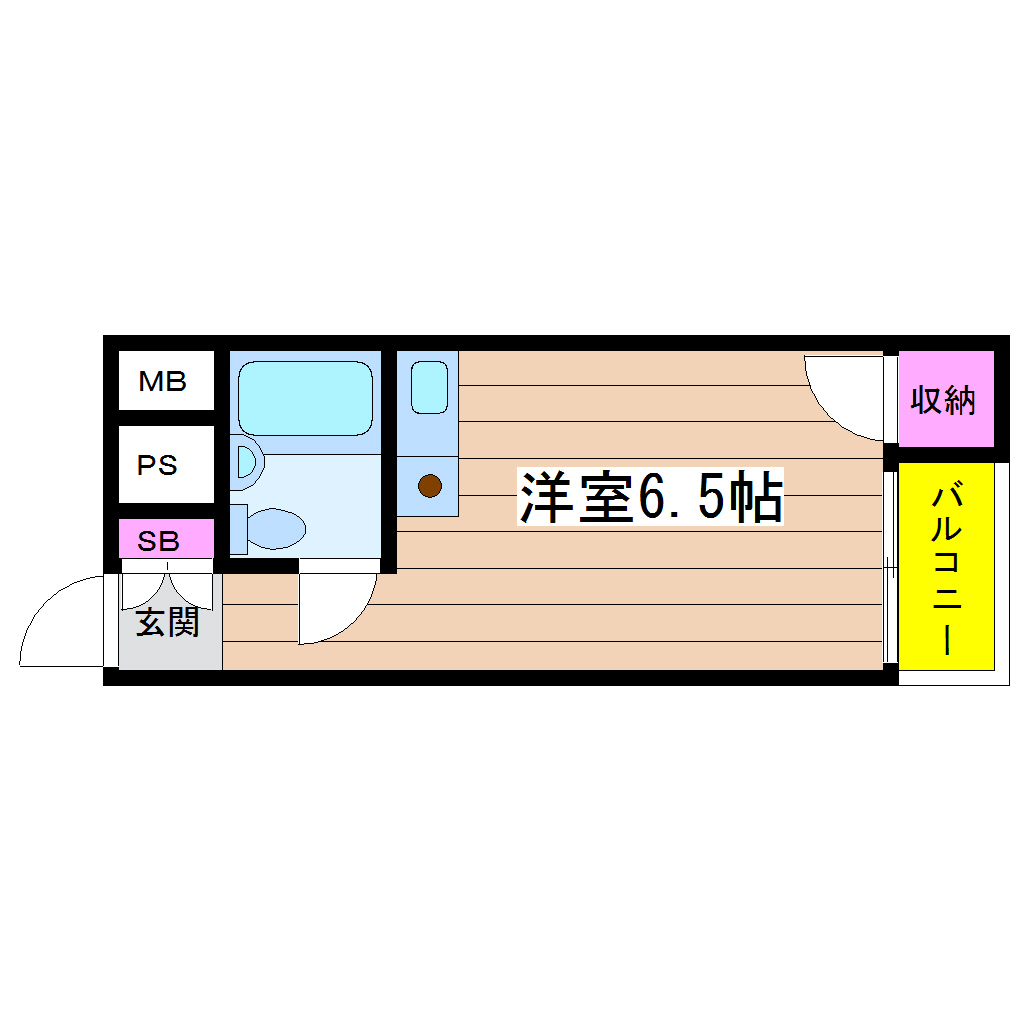 大阪府大阪市西区阿波座２丁目 間取り