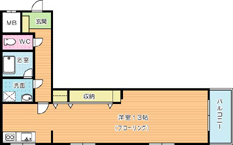 プレステージ足立 102号室 間取り