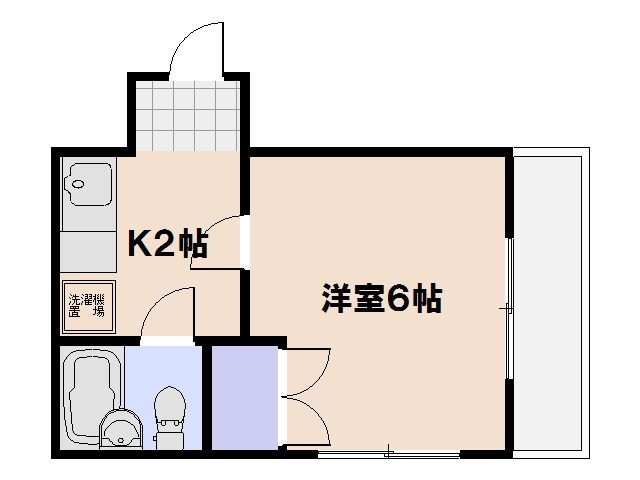Shoei building NO.11 501号室 間取り