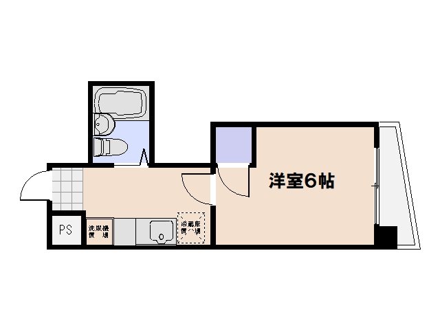 Shoei building NO.11 411号室 間取り