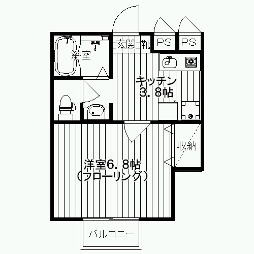チサカ第6 間取り