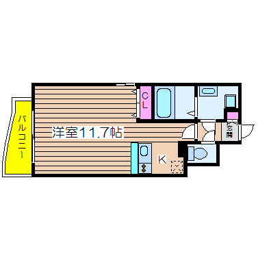 大阪府大阪市西区南堀江１丁目 間取り