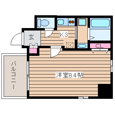大阪府大阪市西区南堀江１丁目 間取り