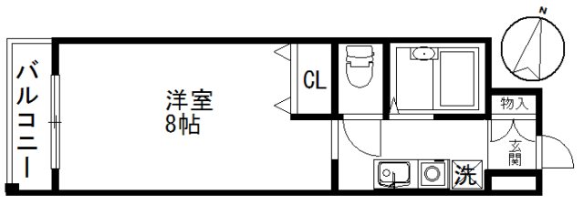 メゾン西灘アサヒ 305号室 間取り