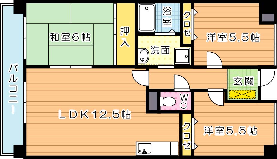 エクレール折尾 間取り