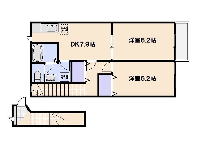 ベルメゾンⅢ 203号室 間取り