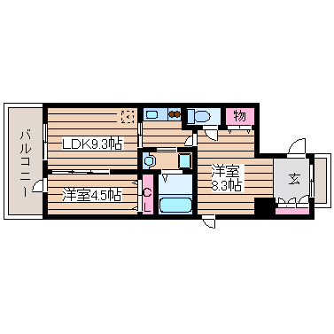 サンアルカス 間取り