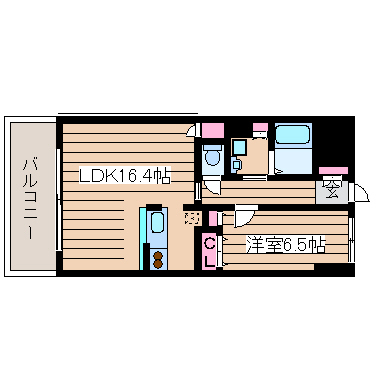 大阪府大阪市中央区本町橋 間取り