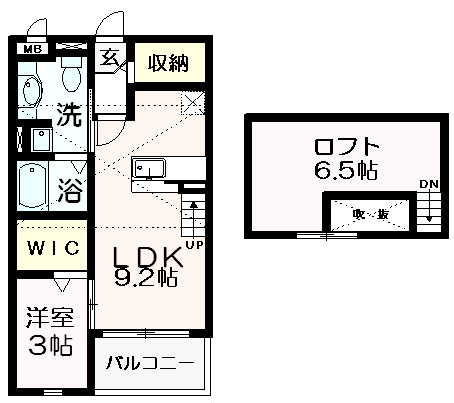 ラフレシール・メゾン宮崎Ⅰ 間取り