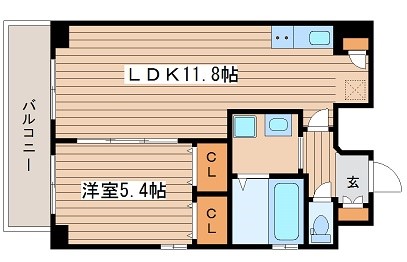 大阪府大阪市中央区南久宝寺町１丁目 間取り
