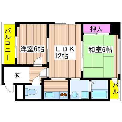 大阪府大阪市西区南堀江２丁目 間取り