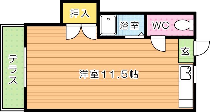 レガーロ黒崎Ⅰ 間取り