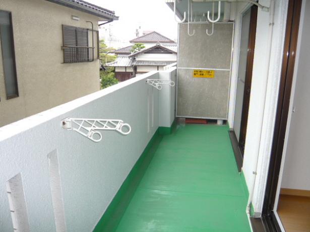 ビレッジ中央 ベランダ