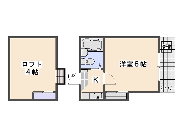 カンターレ坪井 204号室 間取り