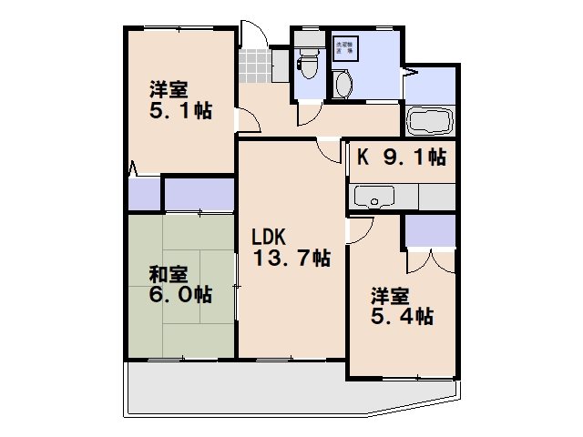 ロイヤルシャトー新宮苑 間取り