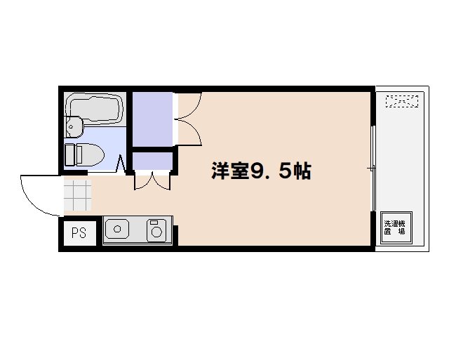 ウエストコート 404号室 間取り