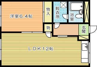 レディースマンションなでしこ 205号室 間取り