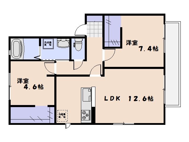 ミラベルA棟 間取り