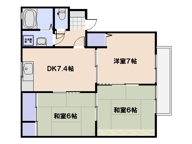 203号室 間取り