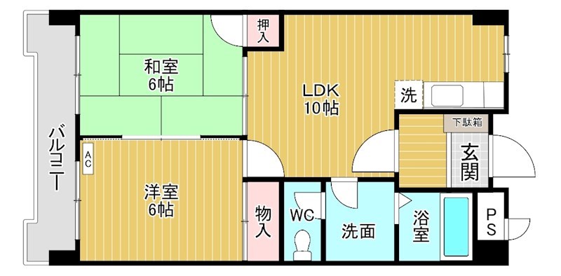 ＩＷＫビル 305号室 間取り