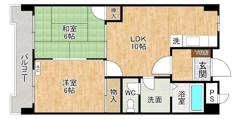 ＩＷＫビル 305号室 間取り