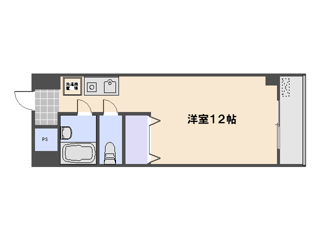 グランステージ竹内 302号室 間取り