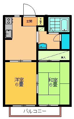 イル・ソーレ Ⅱ 102号室 間取り