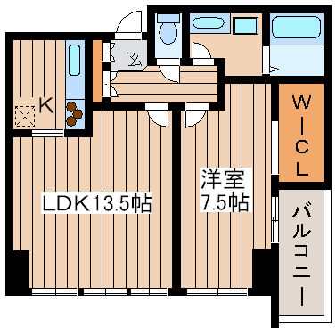 大阪府大阪市西区北堀江１丁目 間取り