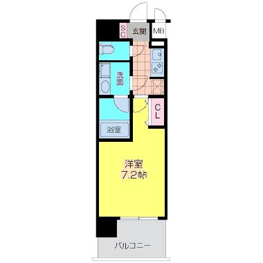 愛知県名古屋市東区泉１丁目 間取り