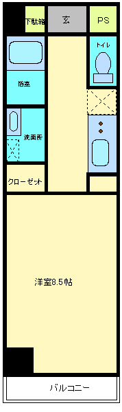 愛知県名古屋市中区平和２丁目 間取り