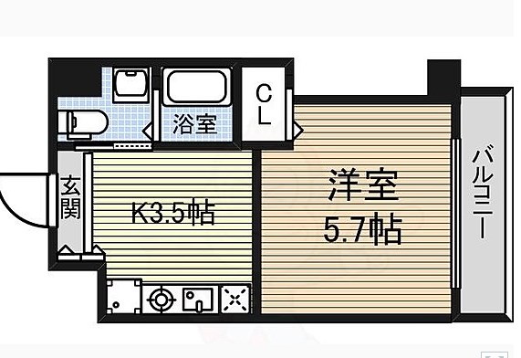愛知県名古屋市中区千代田４丁目 間取り