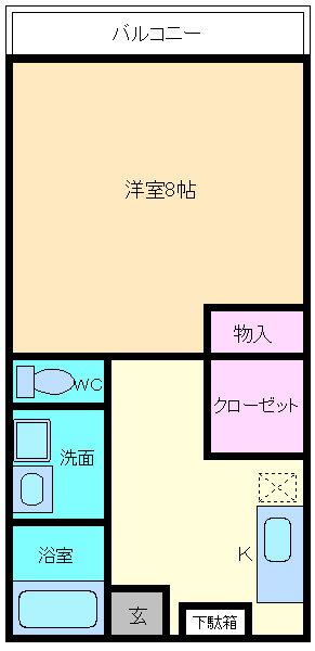 愛知県名古屋市西区那古野２丁目 間取り