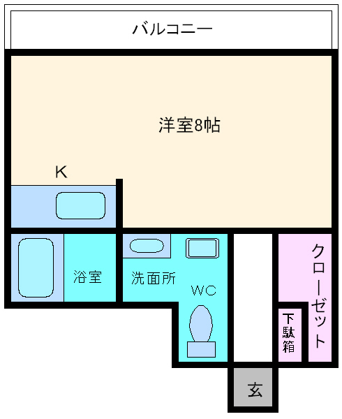 愛知県名古屋市西区那古野２丁目 間取り