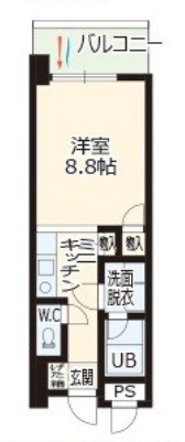 パークハイムうつぼ 間取り