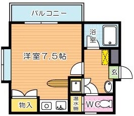 【学生★必見】田中第５ハイツ 間取り