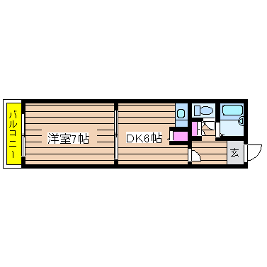 大阪府大阪市西区京町堀２丁目 間取り