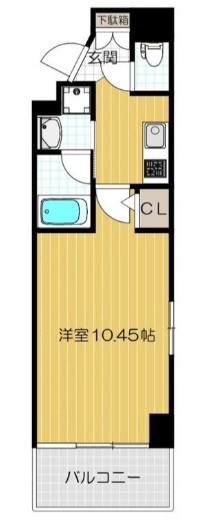 プレジール靭公園 間取り