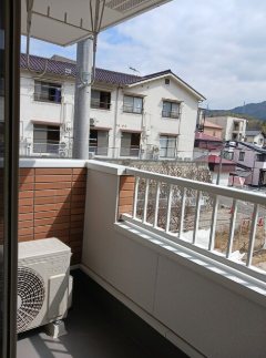 プラシード壱番館 ベランダ