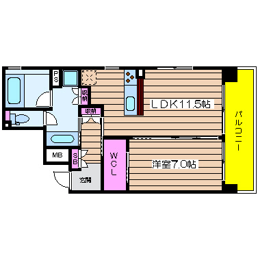 リーガル四ツ橋２ 間取り