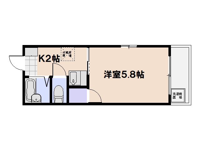 ダイヤレジデンス五日市 103号室 間取り