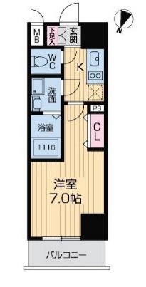 グランルージュ中之島南 間取り