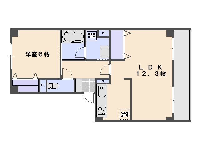 フォブール五日市駅前 間取り図
