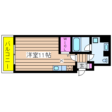 Ｍ．ｈｉｌｌｓ西本町 間取り