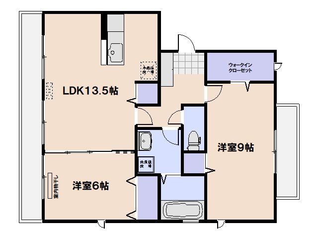 Sunny Flat YASUDA 間取り