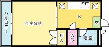 コテージ木町　 間取り図