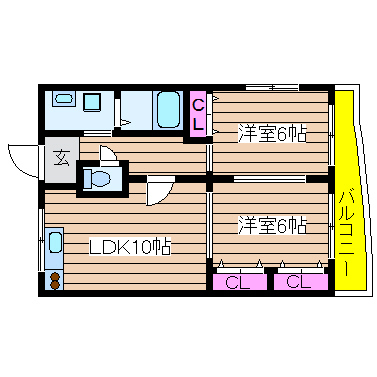 大阪府大阪市西区南堀江４丁目 間取り