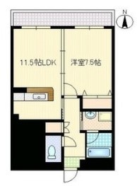 大阪府大阪市西区北堀江２丁目 間取り